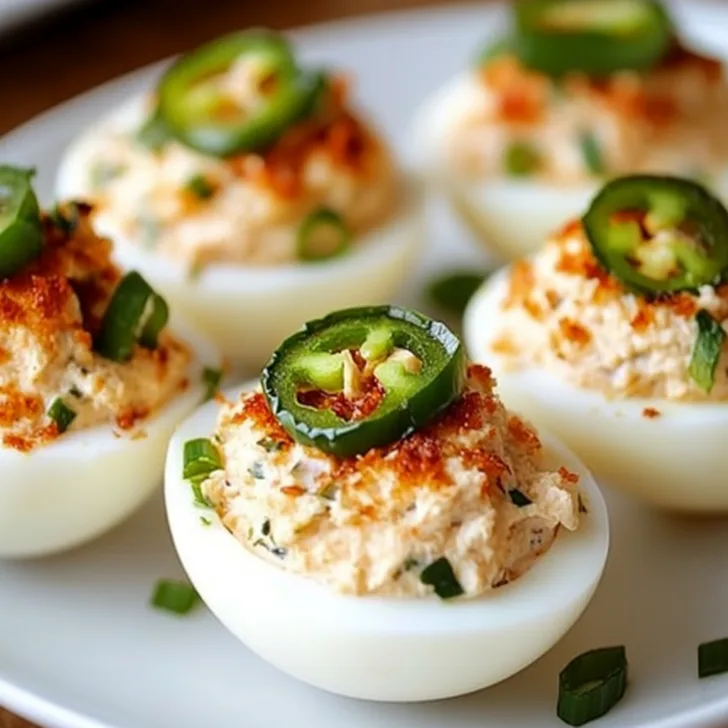 Jalapeño Popper Deviled Eggs