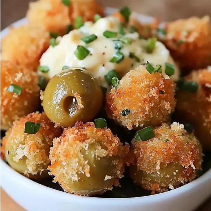 Fried Olives with Garlic Aioli