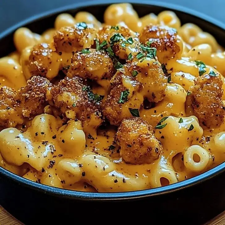 Creamy Honey Pepper Chicken Mac and Cheese Delight