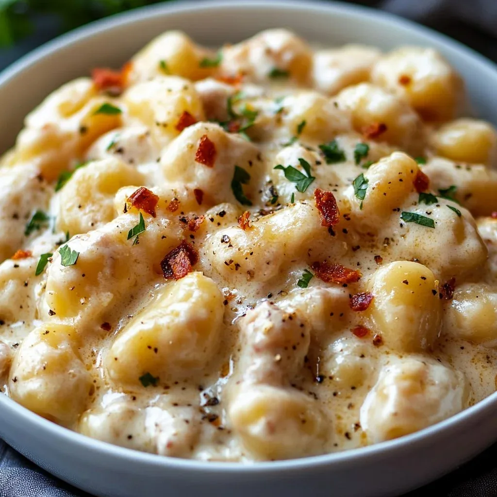 Creamy Crack Chicken Gnocchi