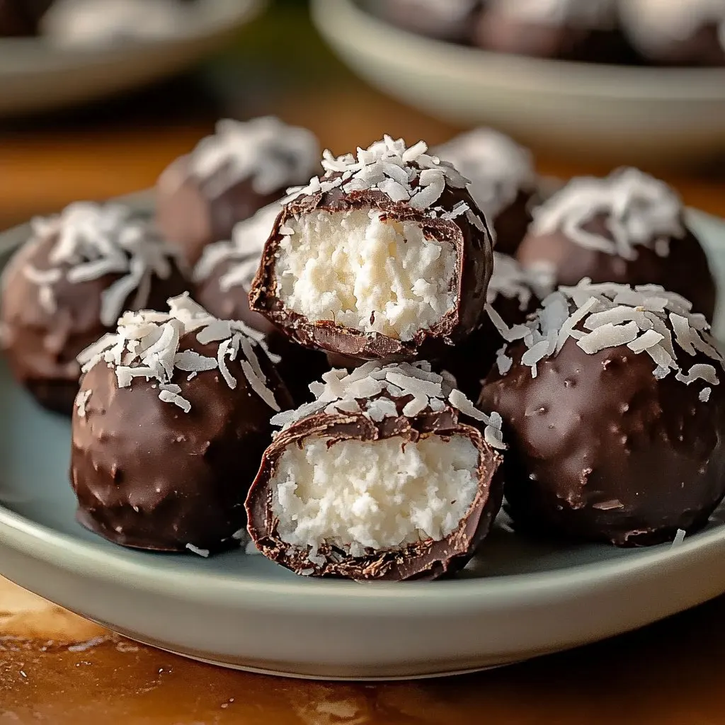 No Bake Coconut Cream Balls