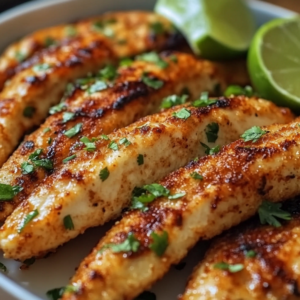 Air Fryer Chili Lime Chicken Strips