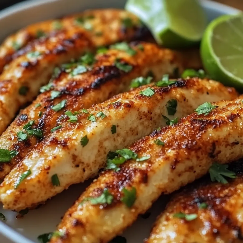 Air Fryer Chili Lime Chicken Strips