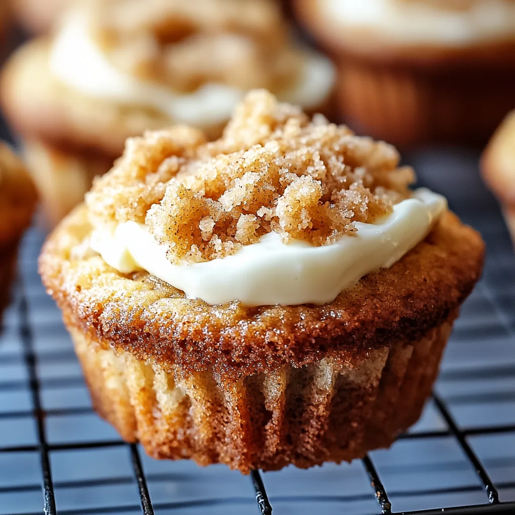Coffee Cake Greek Yogurt Muffins