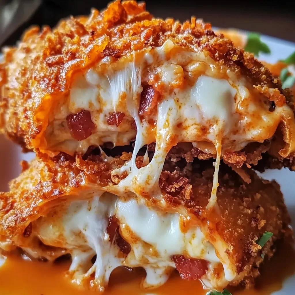 Cream Cheese and Bacon Stuffed Doritos Chicken