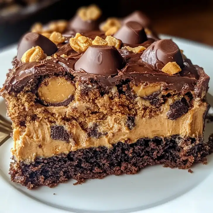 Peanut Butter Cup Dump Cake