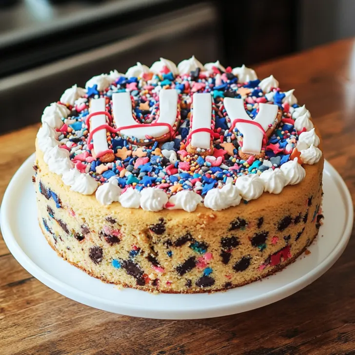 July Cookie Cake – A Festive Treat for Independence Day