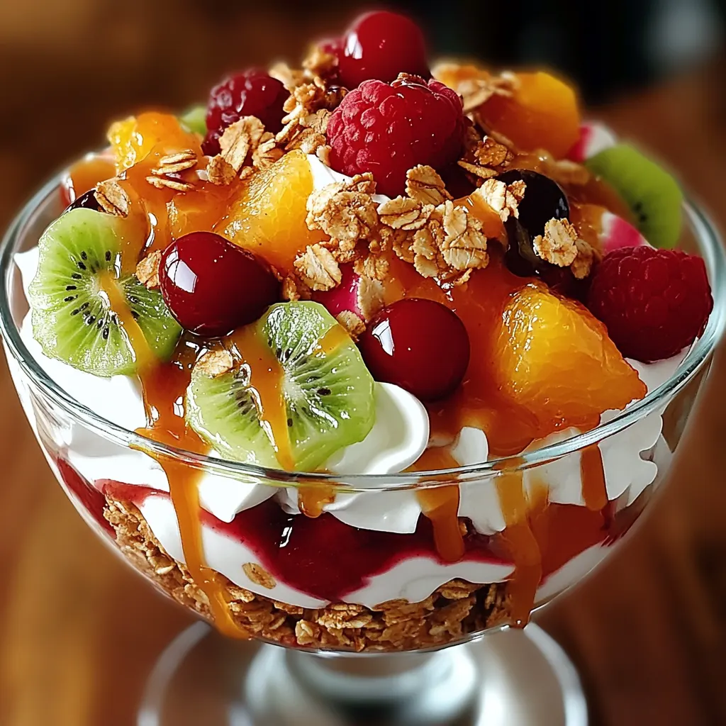Caramel Crunch Cheesecake Fruit Salad