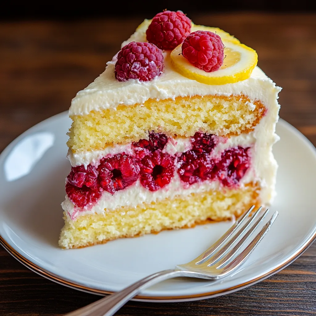 Lemon Raspberry Cake