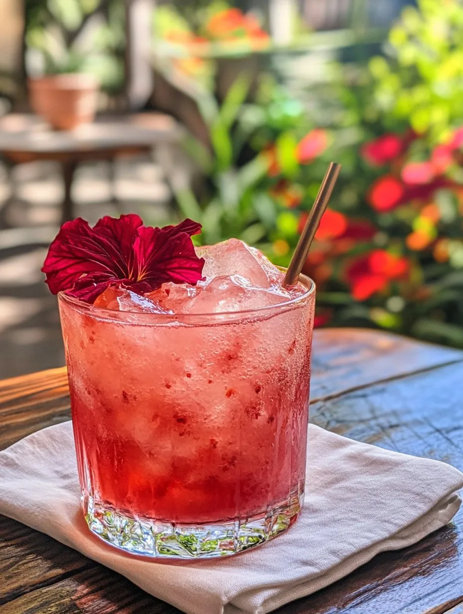 Frozen Hibiscus Lemonade