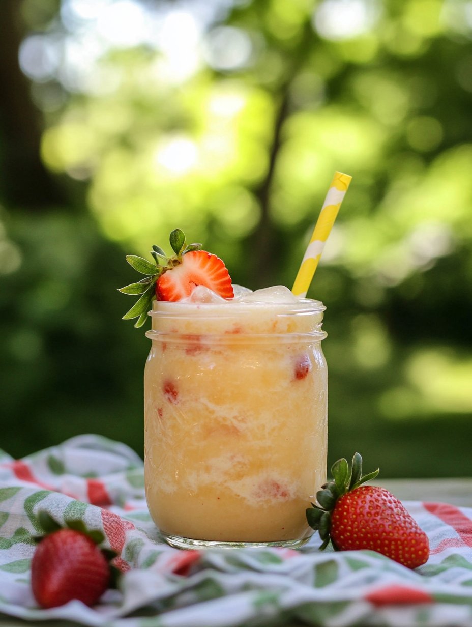 Refreshing Virgin Strawberry Pina Colada Recipe