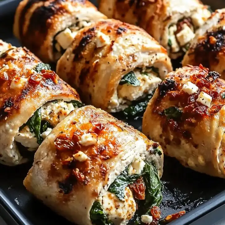 Chicken Rolls with Feta, Spinach & Sun-Dried Tomatoes: My Go-To Recipe