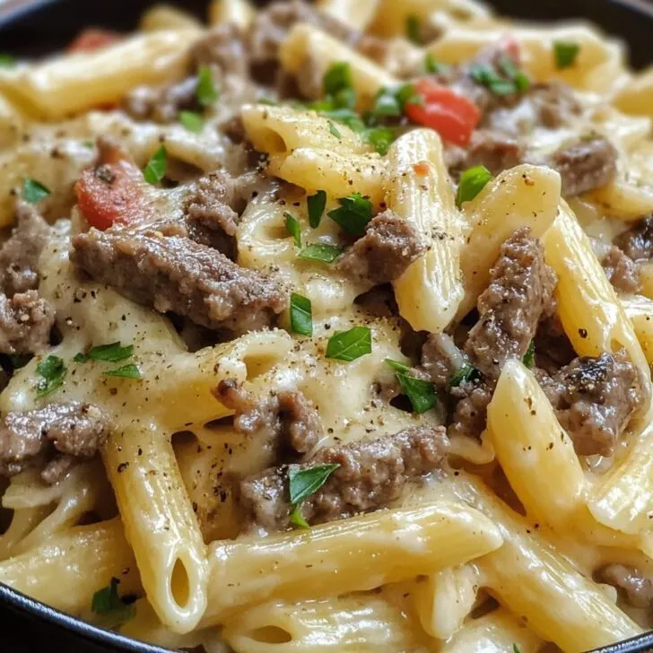 Philly Cheesesteak Pasta: Cheesy, Cozy, and Totally Satisfying