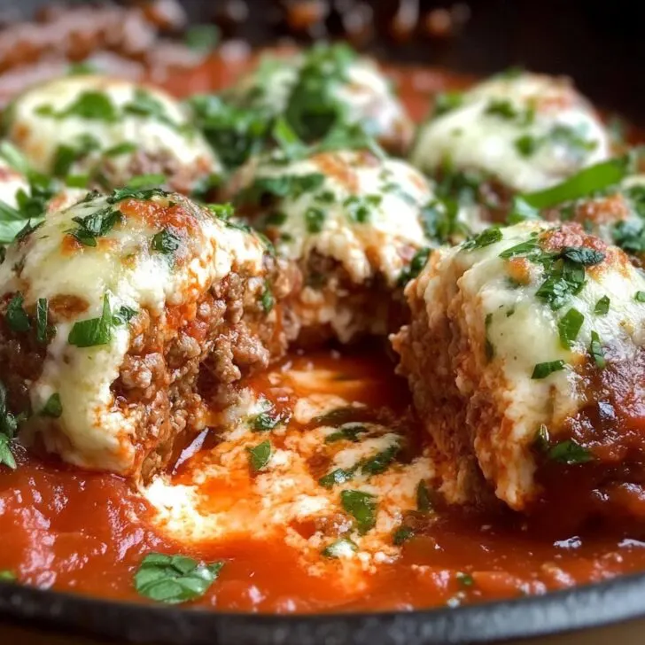 Mozzarella Stuffed Meatballs: My Go-To Cozy Dinner