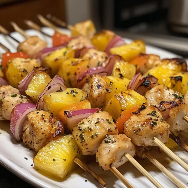 Hawaiian Chicken Pineapple Kabobs: My Go-To Summer Grill