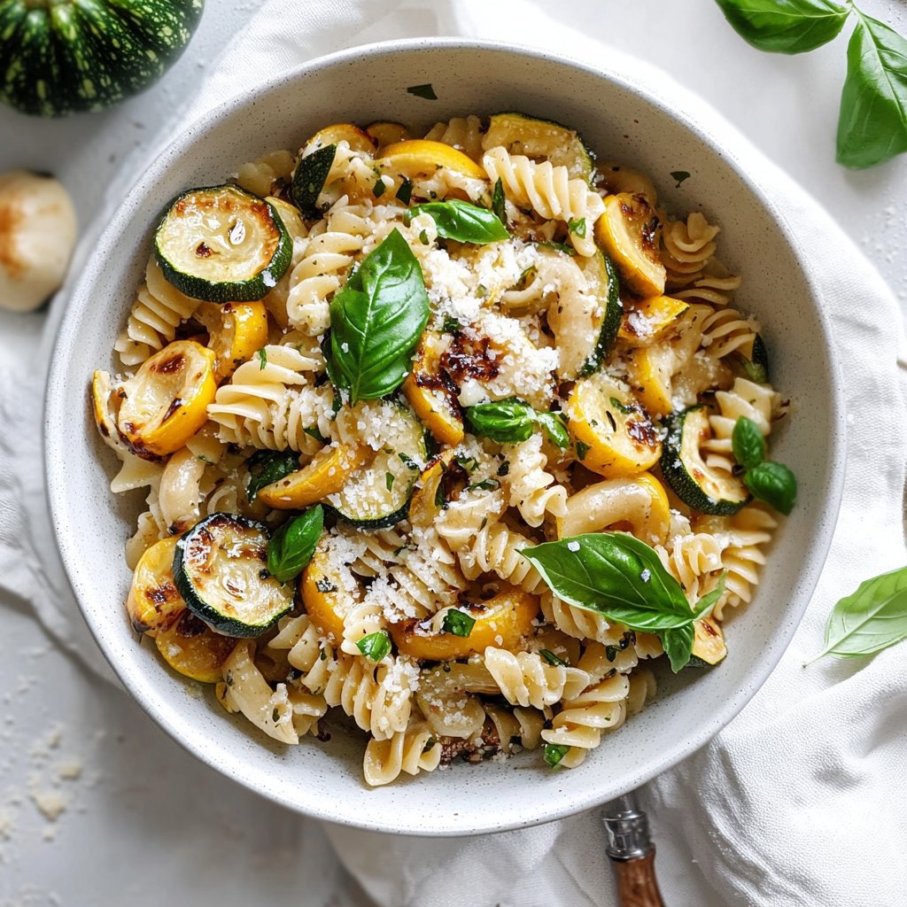 20 Minute Summer Squash Pasta