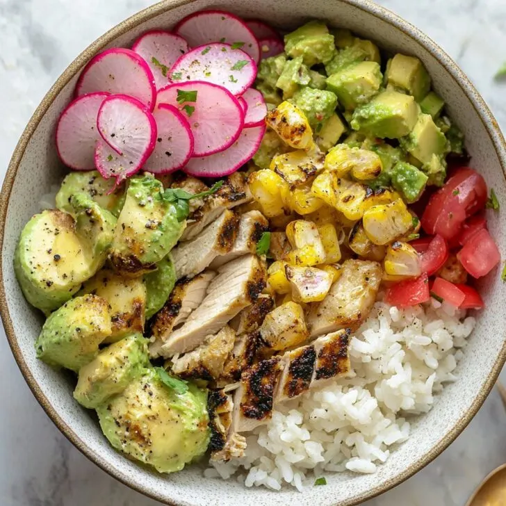 Grilled Chicken Summer Rice Bowl: My Go-To Summer Dinner