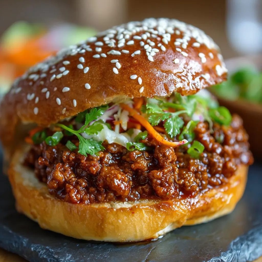 Seoulful Korean BBQ Sloppy Joe