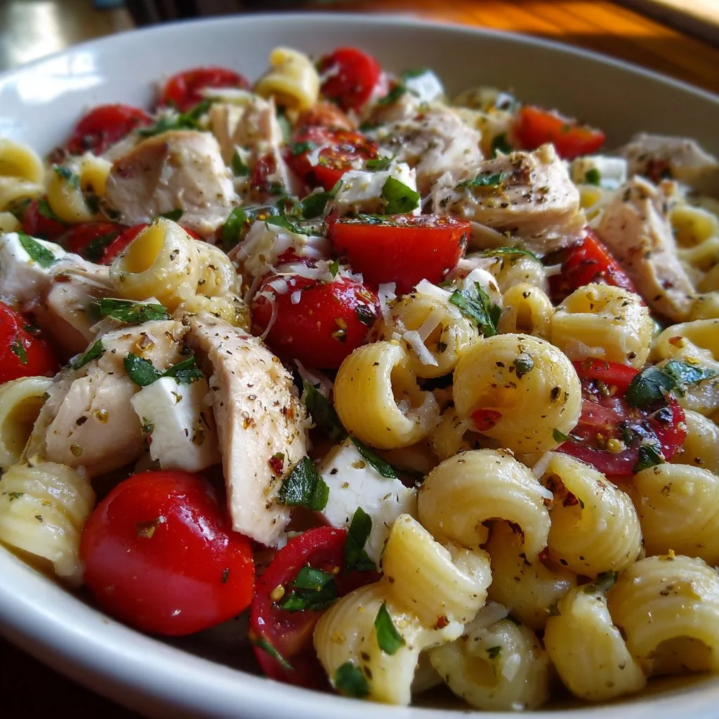 Chicken Caprese Pasta Salad: My Real-World, Saucy Recipe Guide Chicken Caprese Pasta Salad