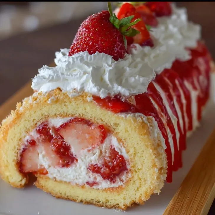 Strawberry Shortcake Cheesecake Roll: My Go-To Showstopper Recipe
