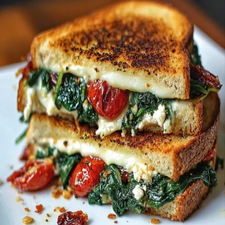 Mediterranean Spinach Grilled Cheese: My Go-To Comfort Bite