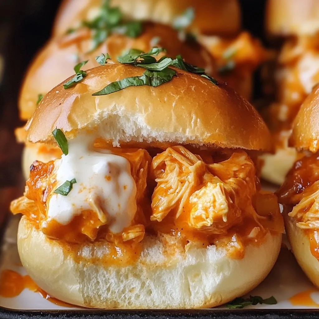 Buffalo Chicken Sliders: The Easy, Saucy Snack I Can't Quit Buffalo Chicken Sliders
