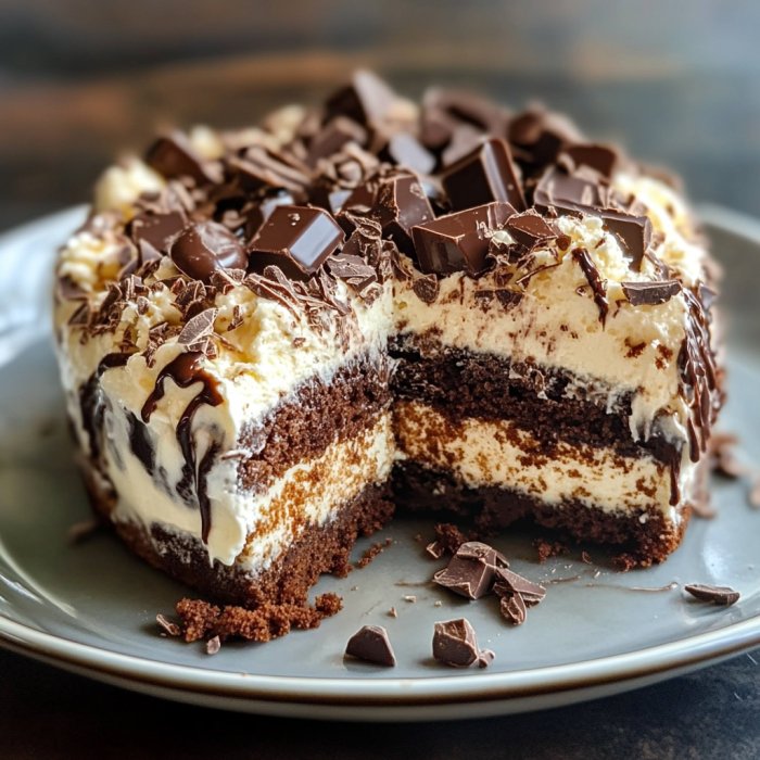 Mounds Poke Cake for Chocoholics