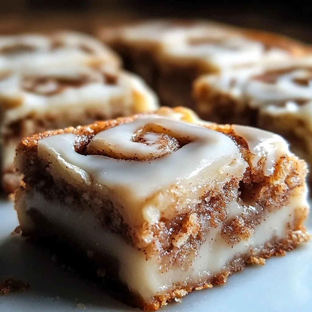 Cinnamon Roll Bars