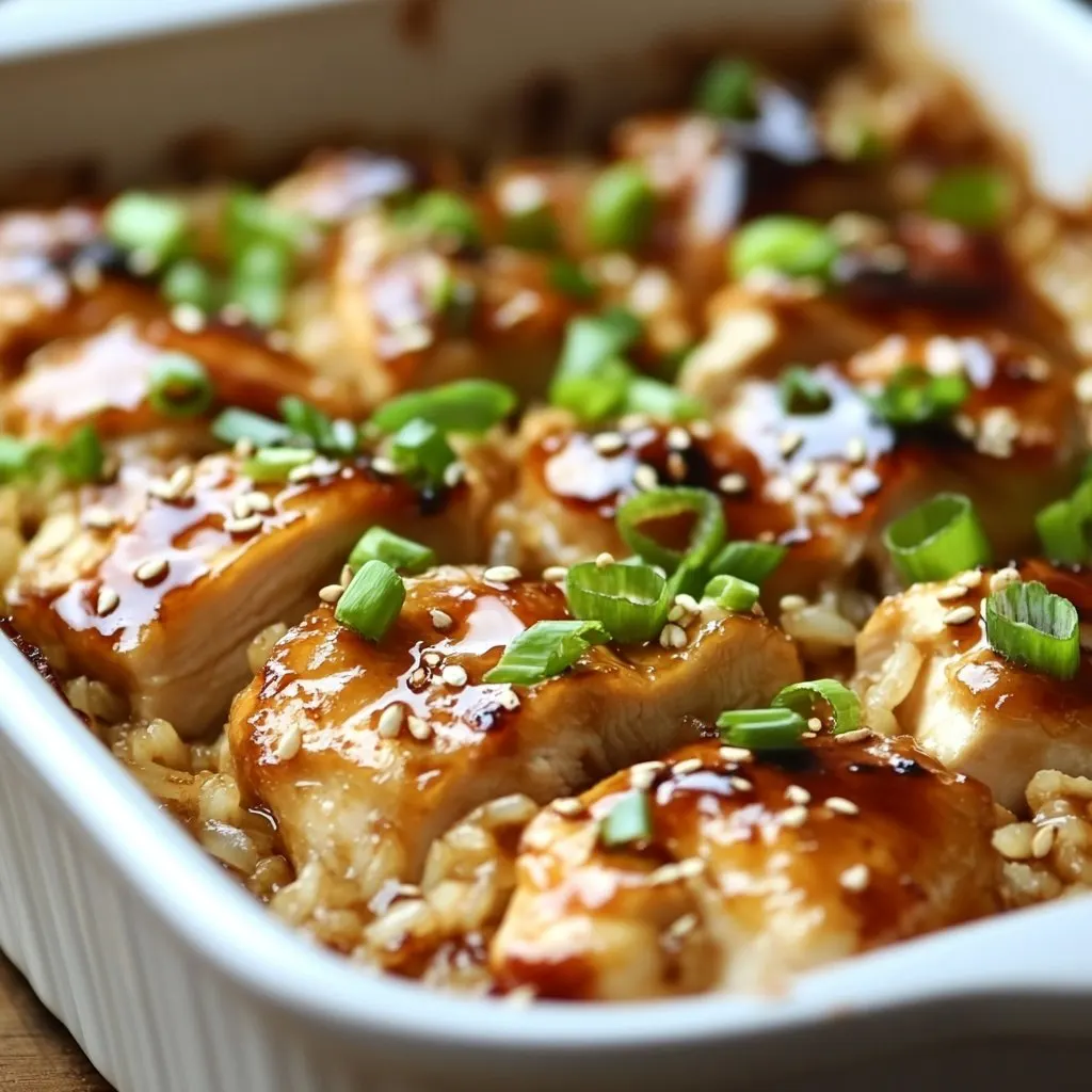 Teriyaki Chicken and Rice Casserole: My Cozy Go-To Dinner Teriyaki Chicken and Rice Casserole