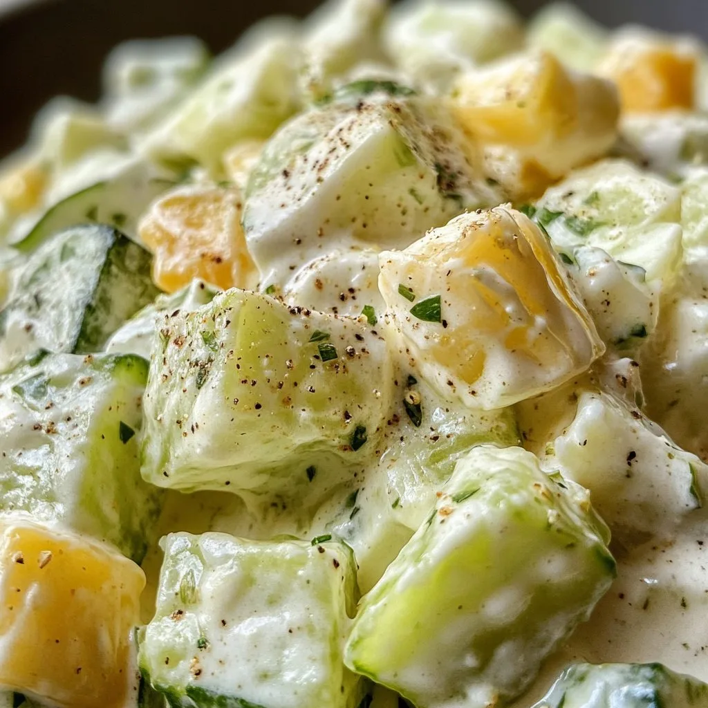 Creamy Cucumber Salad