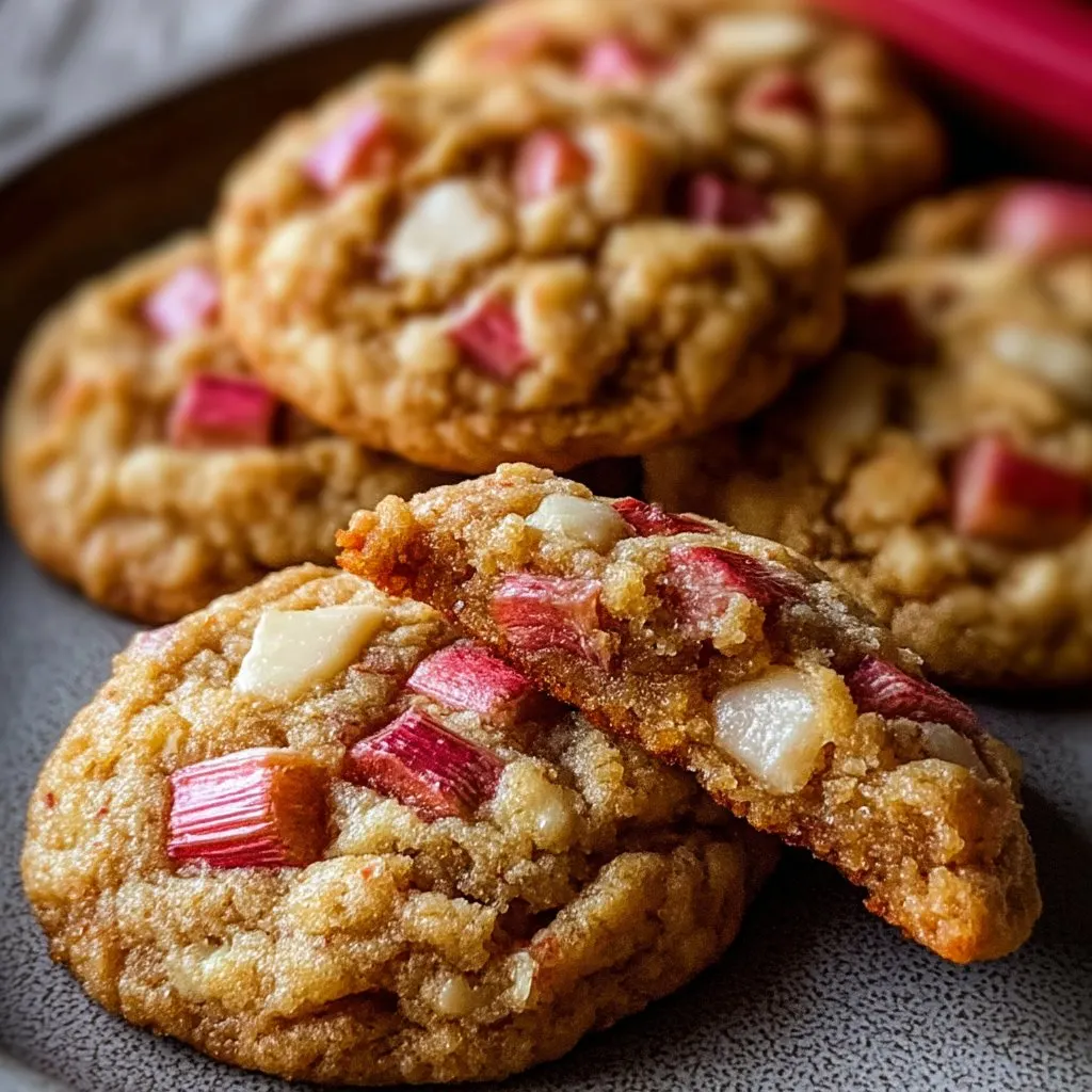Rhubarb Cookies: My Favorite Tangy-Sweet Treat (With Tips!) rhubarb cookies
