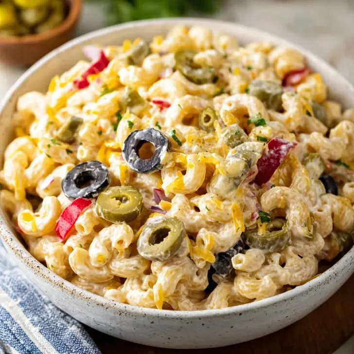 Macaroni Salad with Olives and Pickles: My Go-To Summer Side