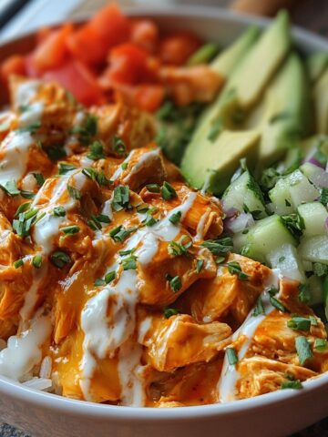 Buffalo Chicken Bowls: My Go-To Spicy Weeknight Dinner