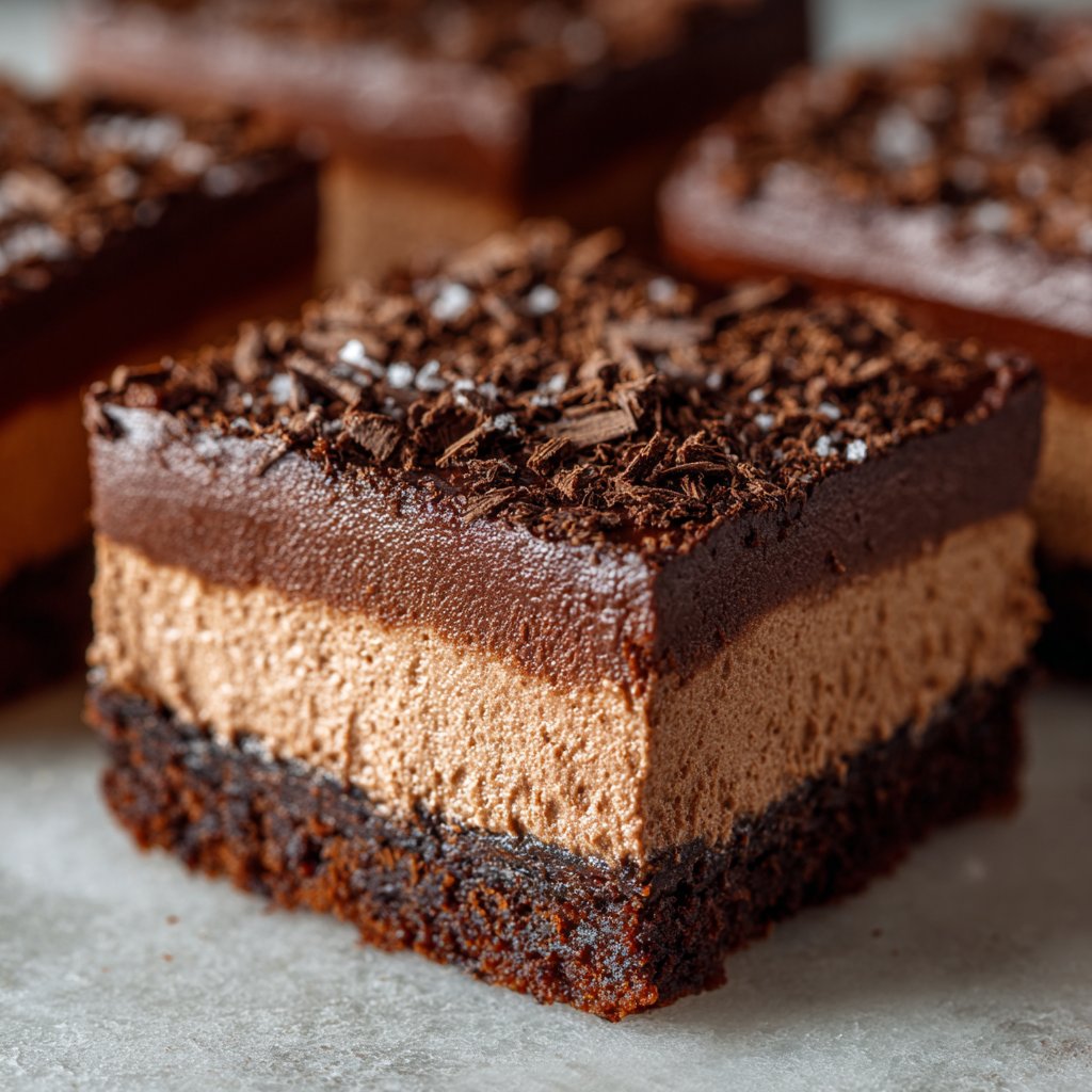 Easy Chocolate Mousse Brownies