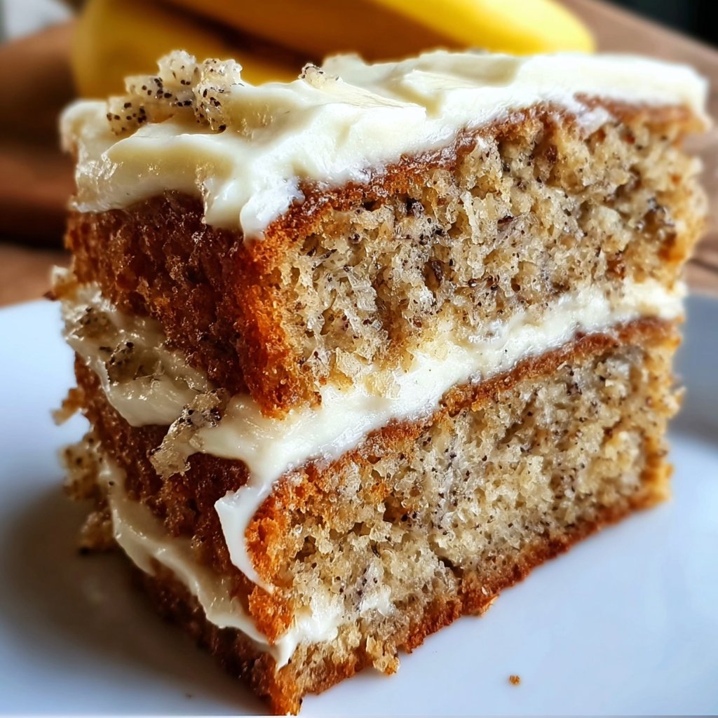 Banana Bread Cake with Cream Cheese Frosting