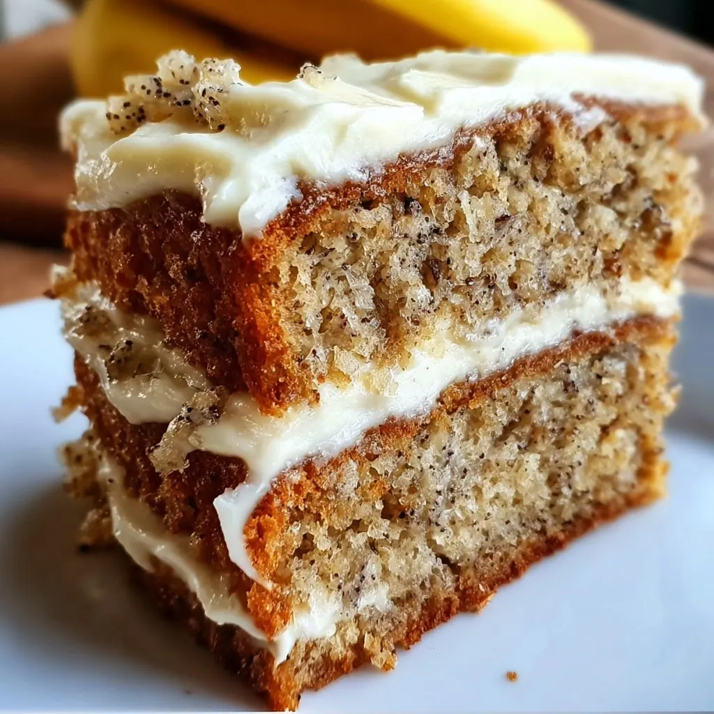 Banana Bread Cake with Cream Cheese Frosting