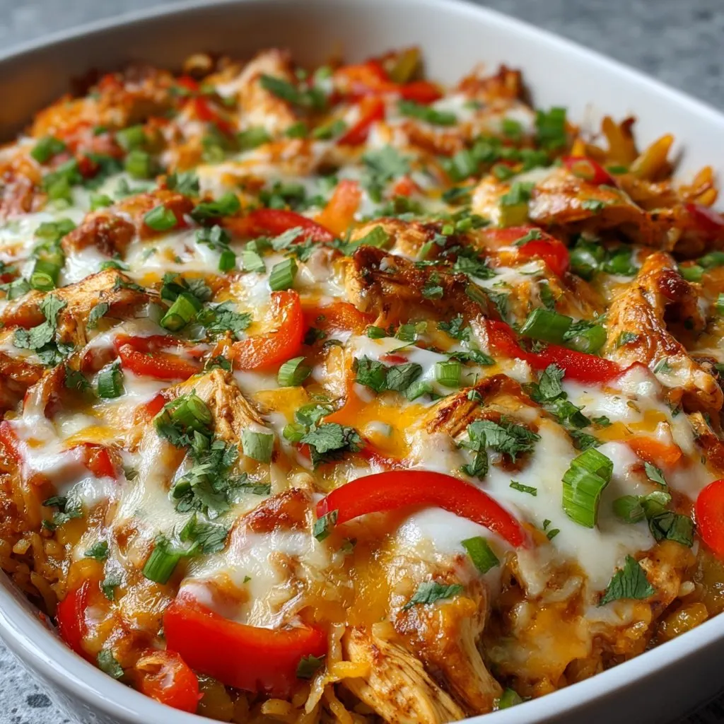 Fajita Chicken Casserole