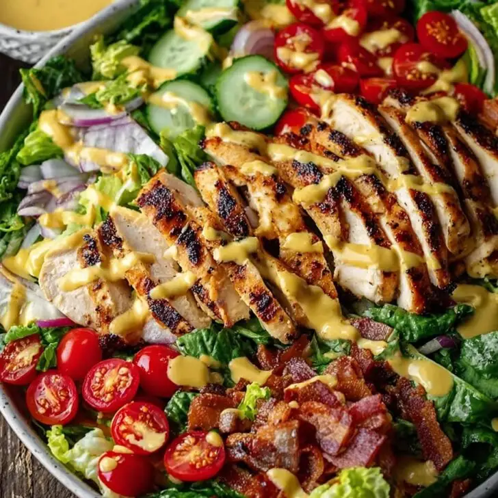 Grilled Chicken Salad with Honey Mustard Dressing: My Real-Life Recipe