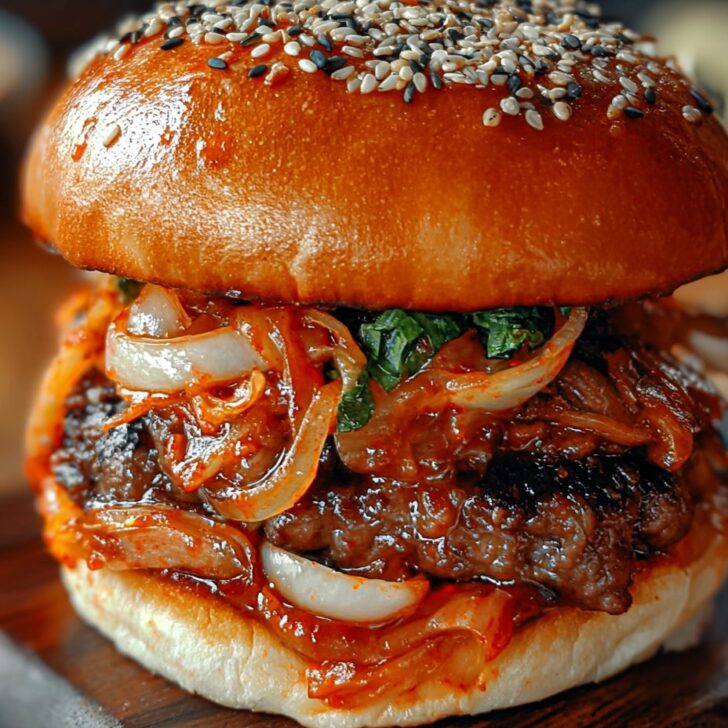 Bulgogi Kimchi Burger: My Tangy, Savory Korean Mashup