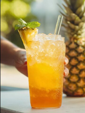 SUMMER PINEAPPLE ICED TEA: My Go-To Chilled Drink Recipe