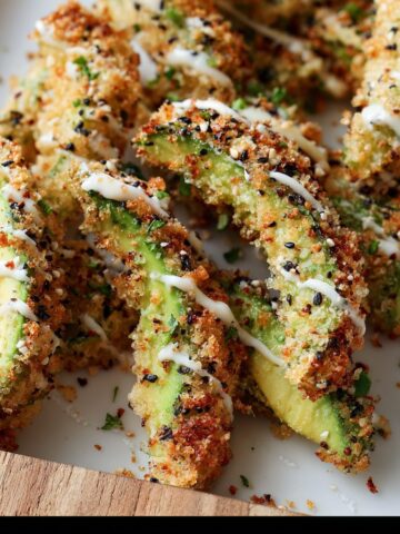 Air Fryer Everything Bagel Avocado Fries: Crispy Snack Perfection