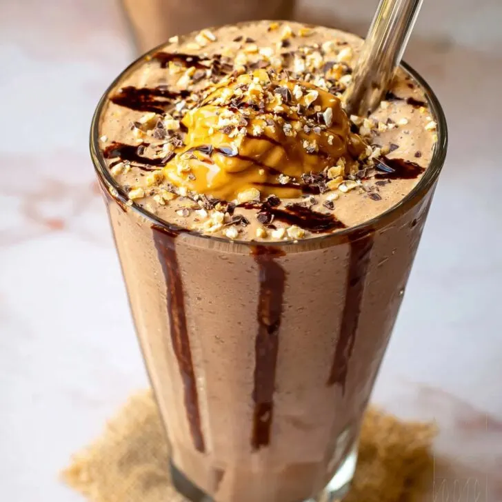 Keto Low Carb Peanut Butter Smoothie That Tastes Like Dessert