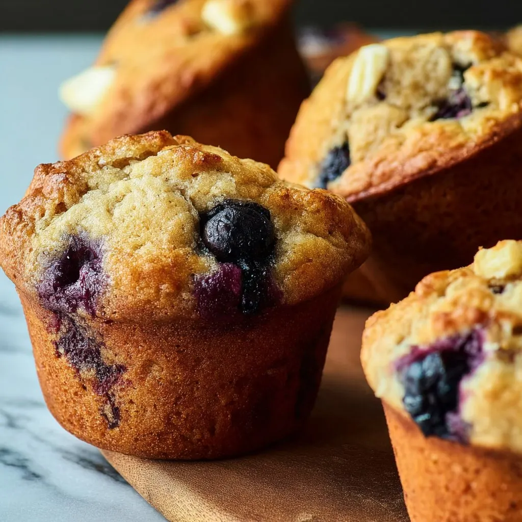 Banana Blueberry Muffins