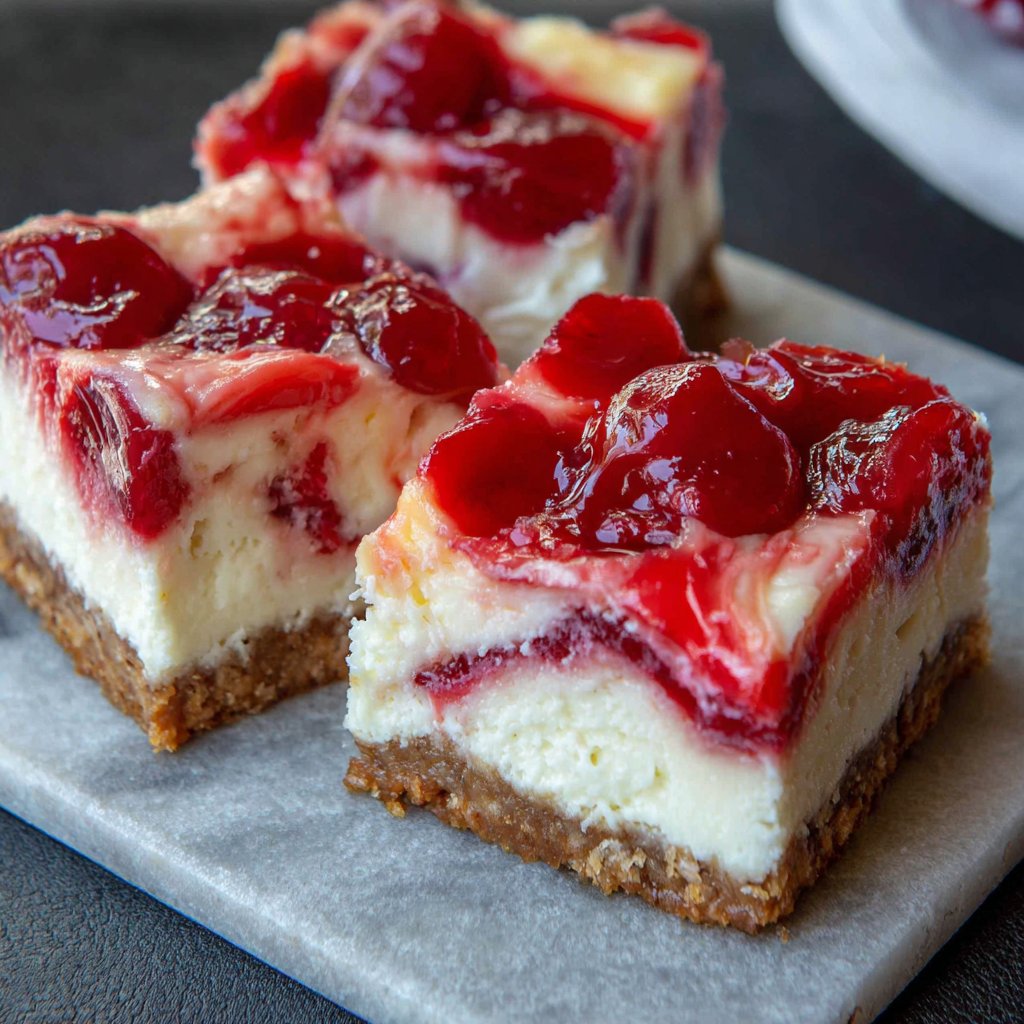 Cherry Cheesecake Bars