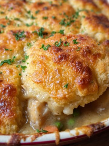 Chicken Cobbler Casserole: My Cozy, Comfort Food Favorite