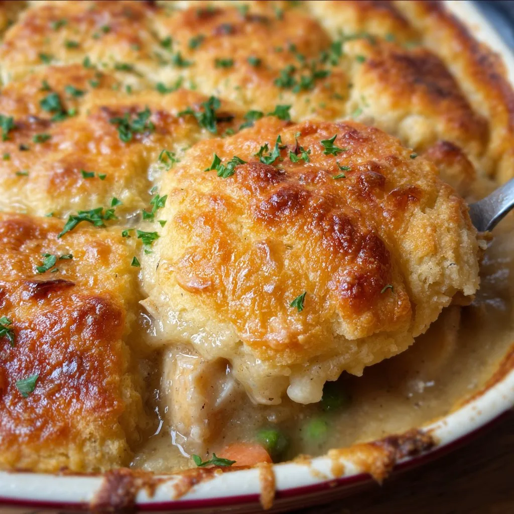 Chicken Cobbler Casserole