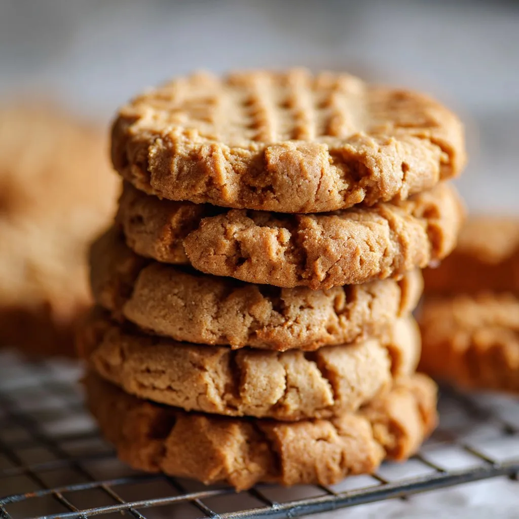Gourmet Thick Peanut Butter Cookies