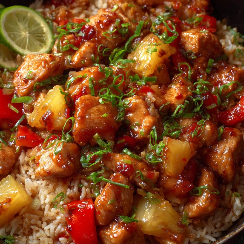 Pineapple Chicken and Rice