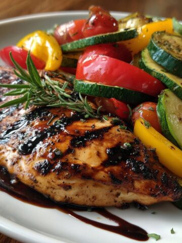 Honey‑Balsamic Grilled Chicken & Veggies: My Go-To Summer Supper