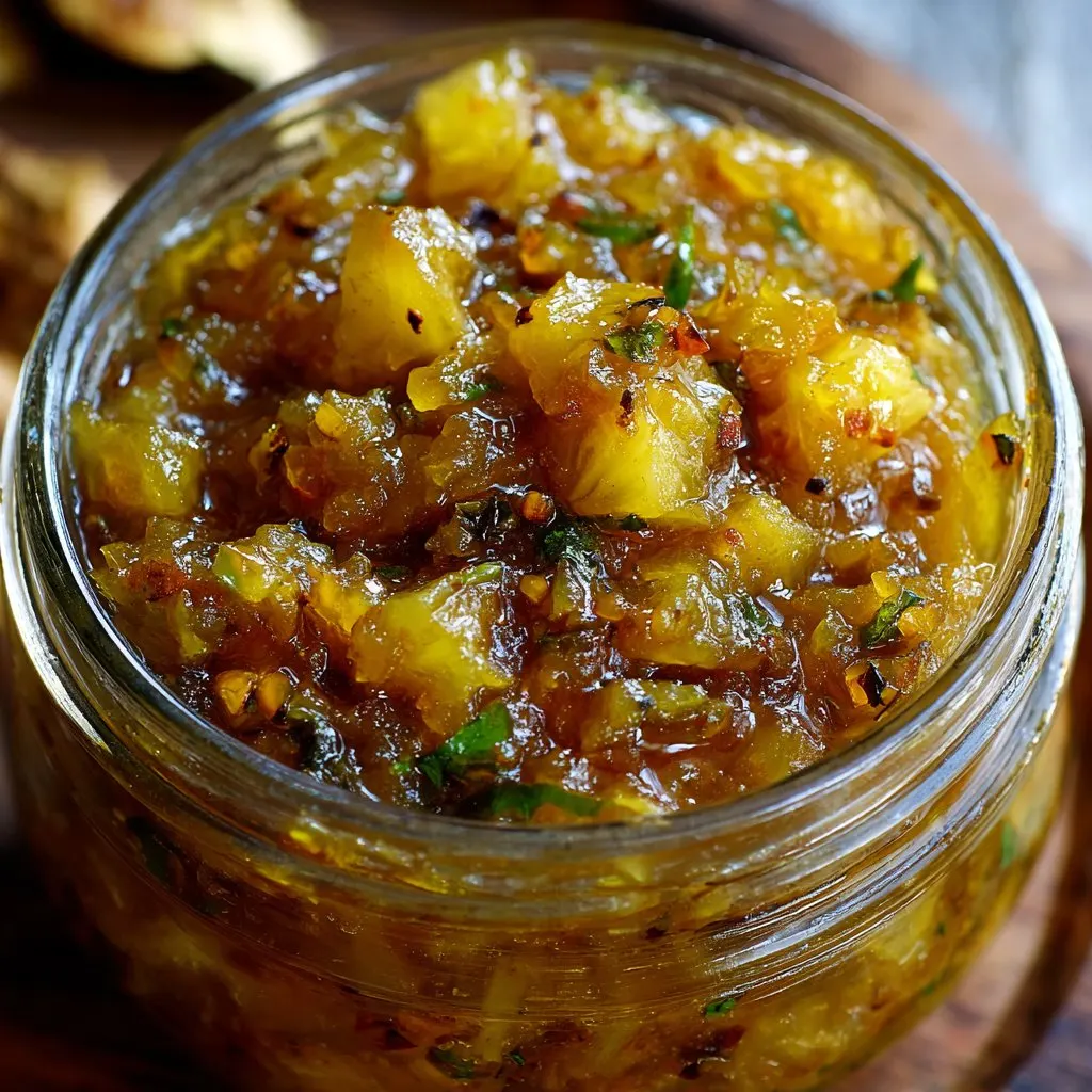 Spicy Pineapple Jalapeño Chutney